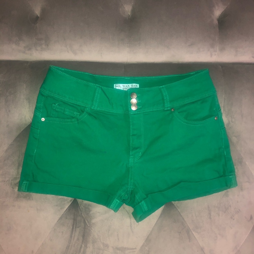 Wax jeans shorts